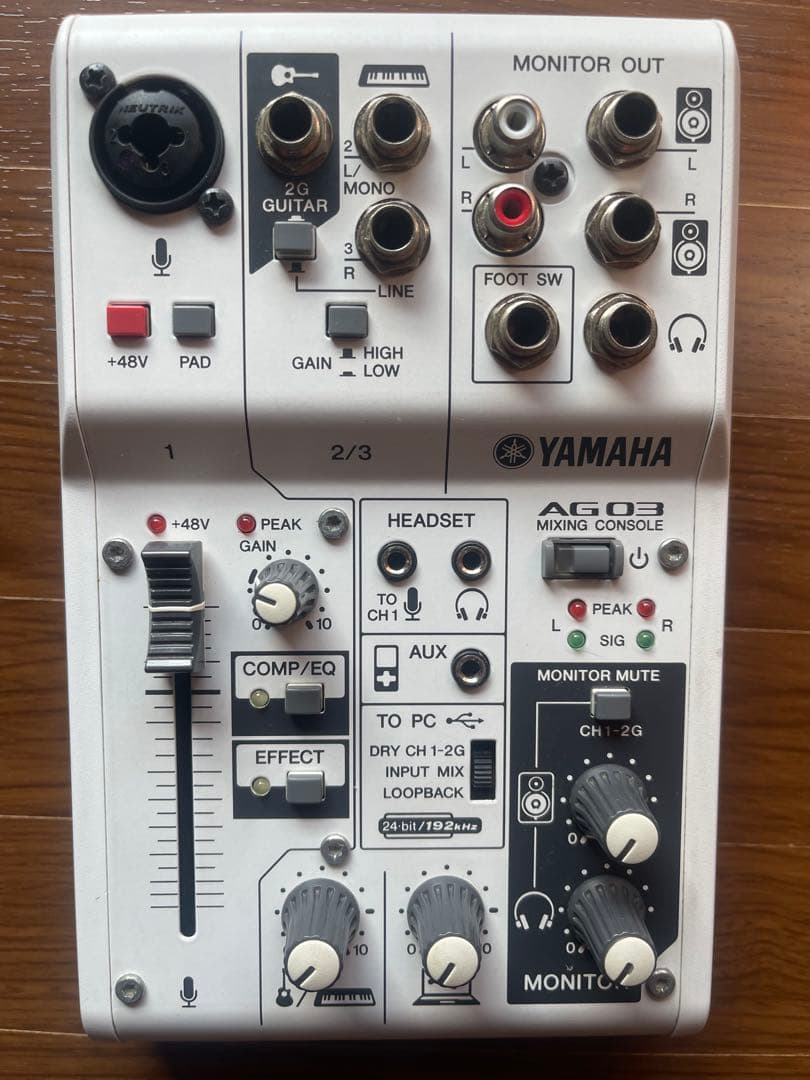 YAMAHA AG03 インターフェース&マイク &ヘッドフォンセット