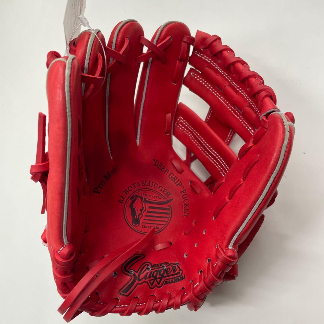 久保田スラッガー ジュニア用軟式グローブ 左投げ レッド