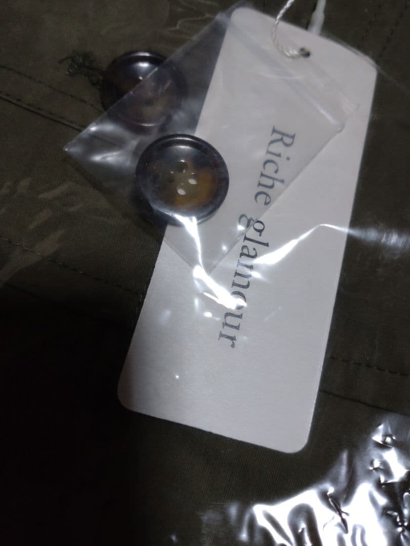 【完売品】【新品】etoll.スタンドカラーミリタリーコート