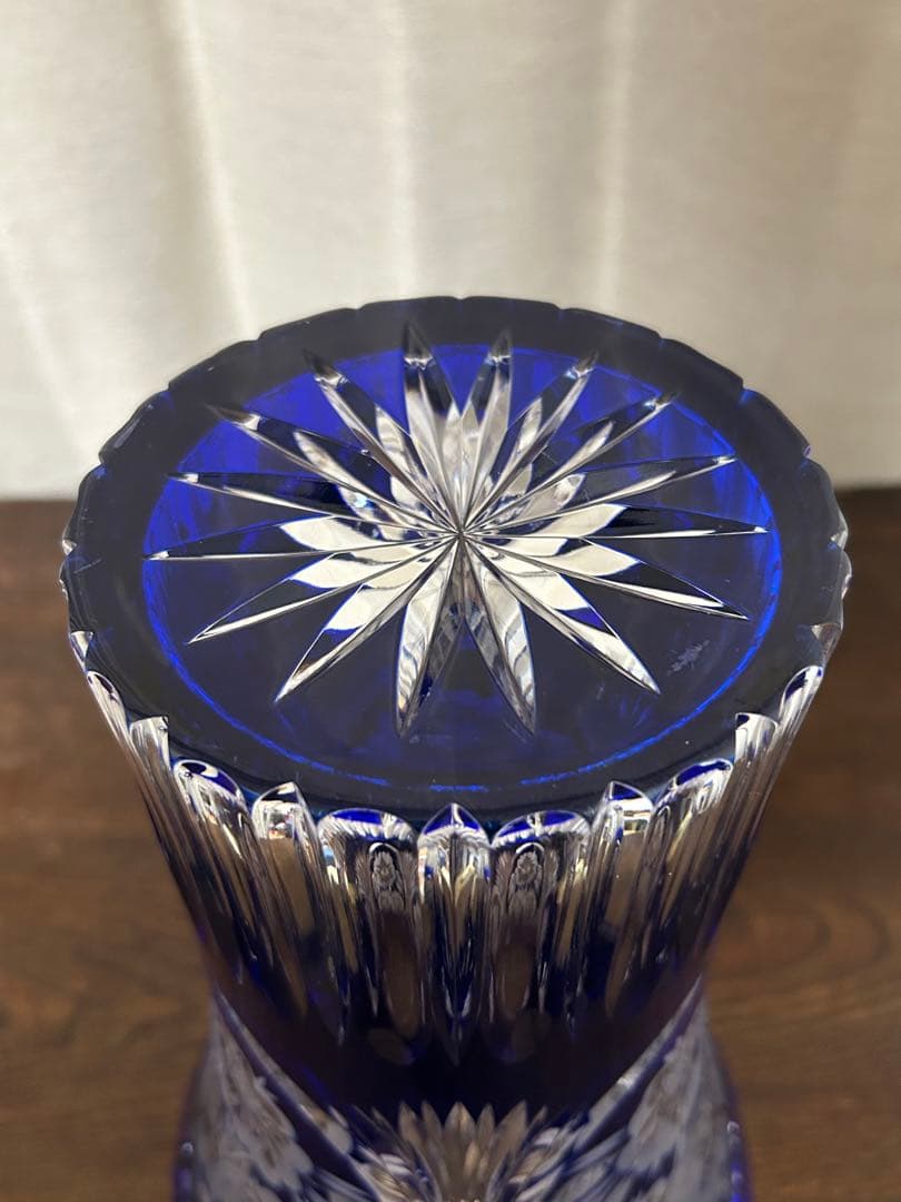 ドレスデン　クリスタル　花瓶　花入