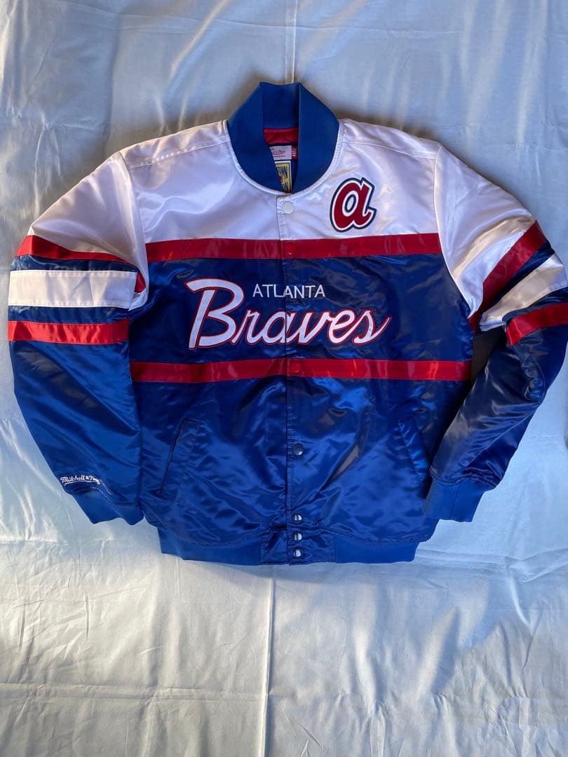 ミッチェルアンドネス　ATLANTA BRAVES スタジャン