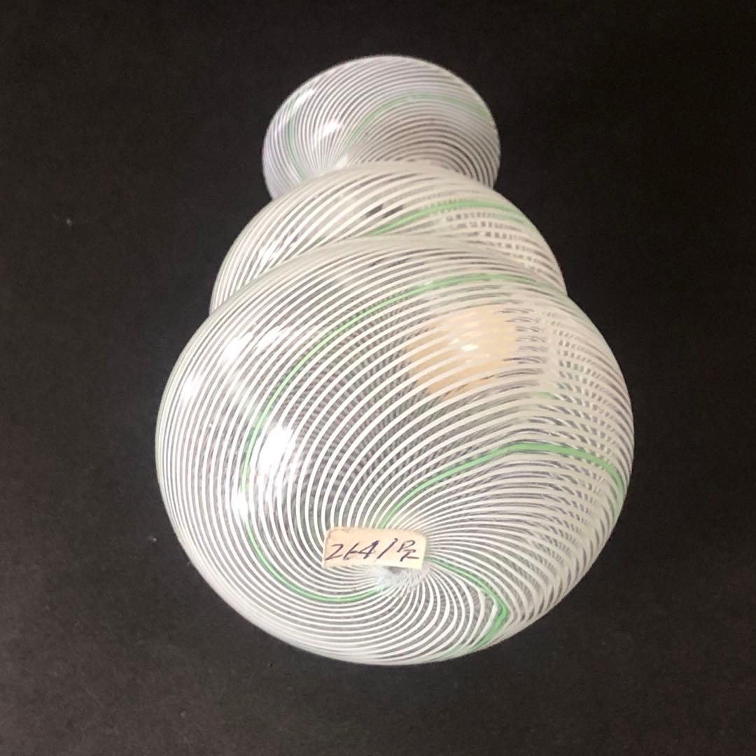 MURANOガラス小花瓶　イタリアヴェネチアンガラス　ヴィンテージ未使用