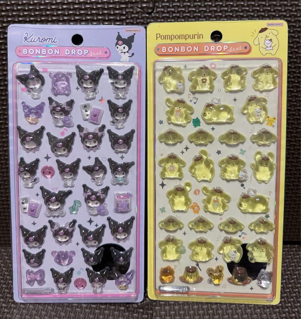正規品 サンリオボンボンドロップシール 第1弾 8枚コンプリート