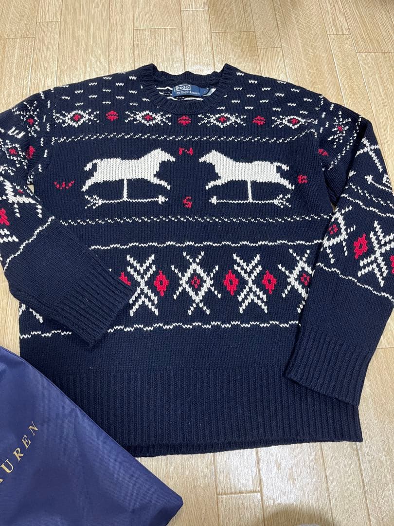 ポロバイラルフローレン　POLO メンズニット　Mサイズ