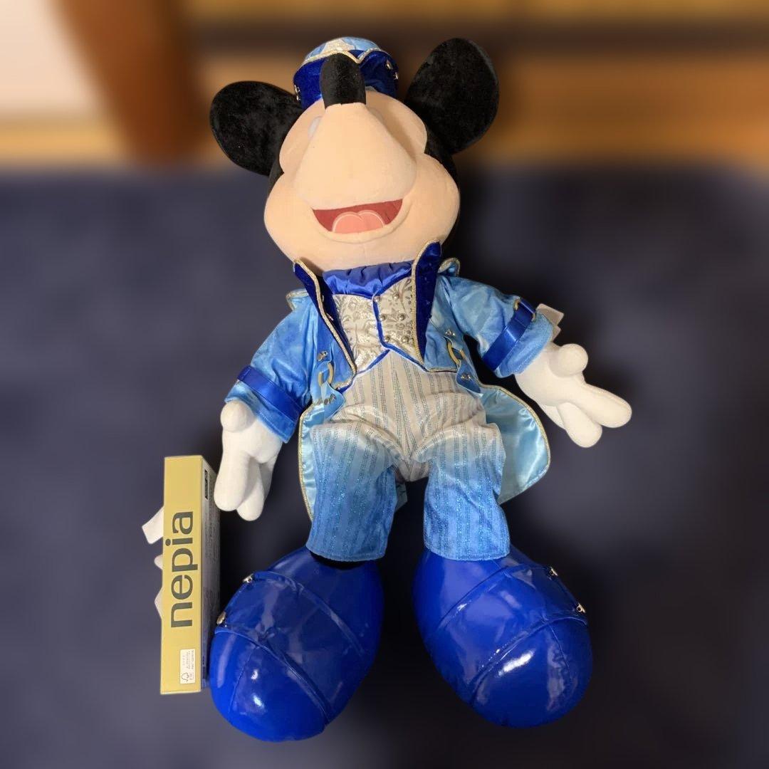 ディズニーシー15周年　ミッキーミニー特大ぬいぐるみ　クリスタルウィッシュ