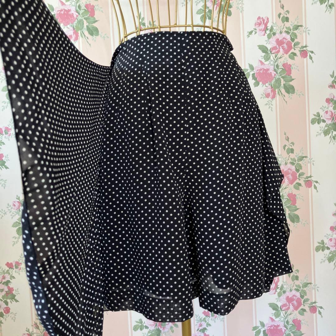 【バレンザ・ポー】　美品　ゴルフウェア　ブルゾン＆キュロットスカート　透け感