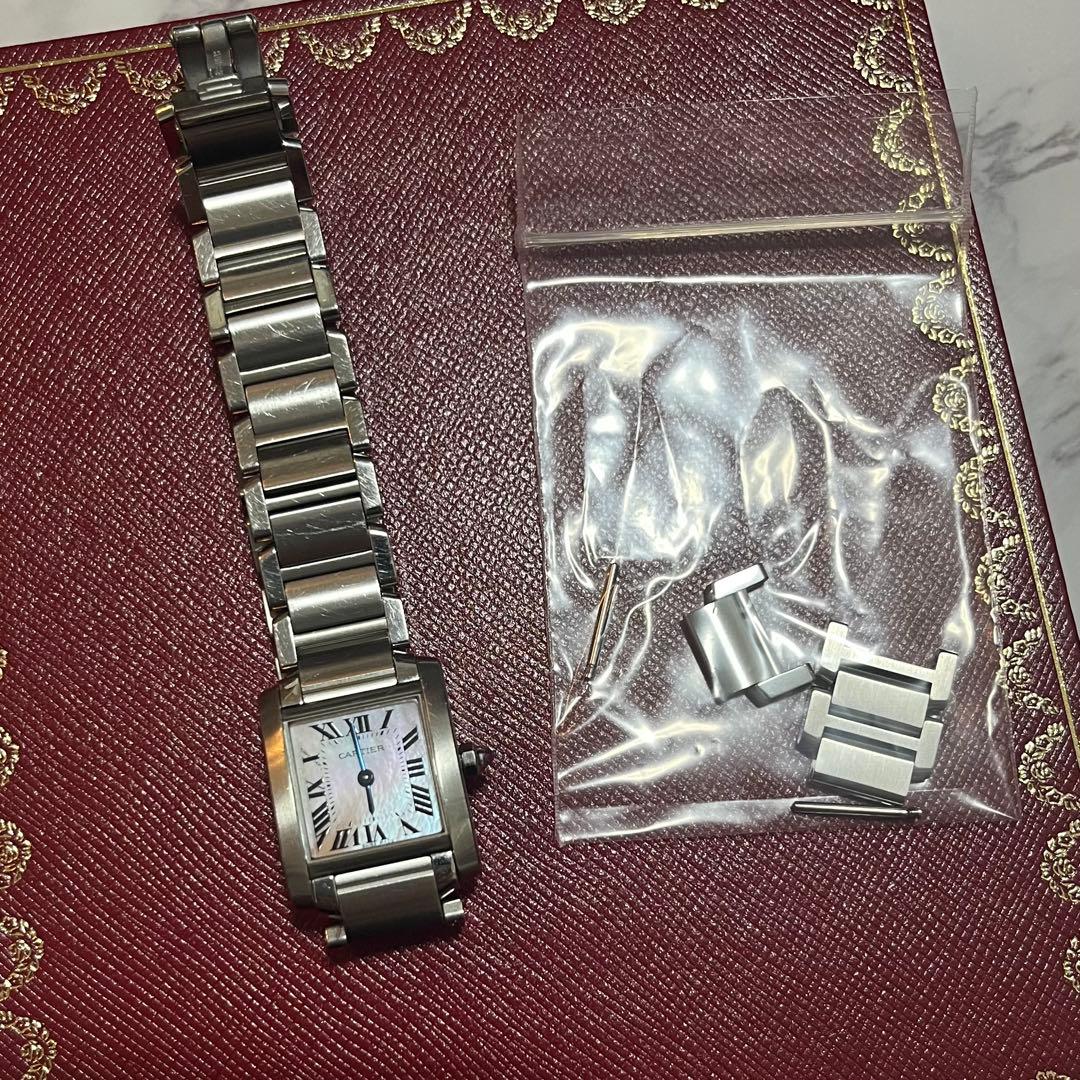 値下げ美品Cartier カルティエタンクフランセーズSM 腕時計指輪ネックレス