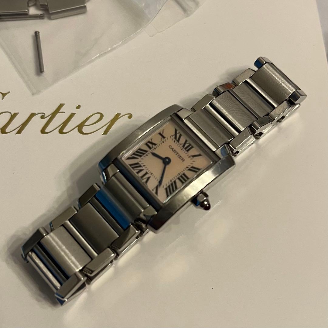 値下げ美品Cartier カルティエタンクフランセーズSM 腕時計指輪ネックレス