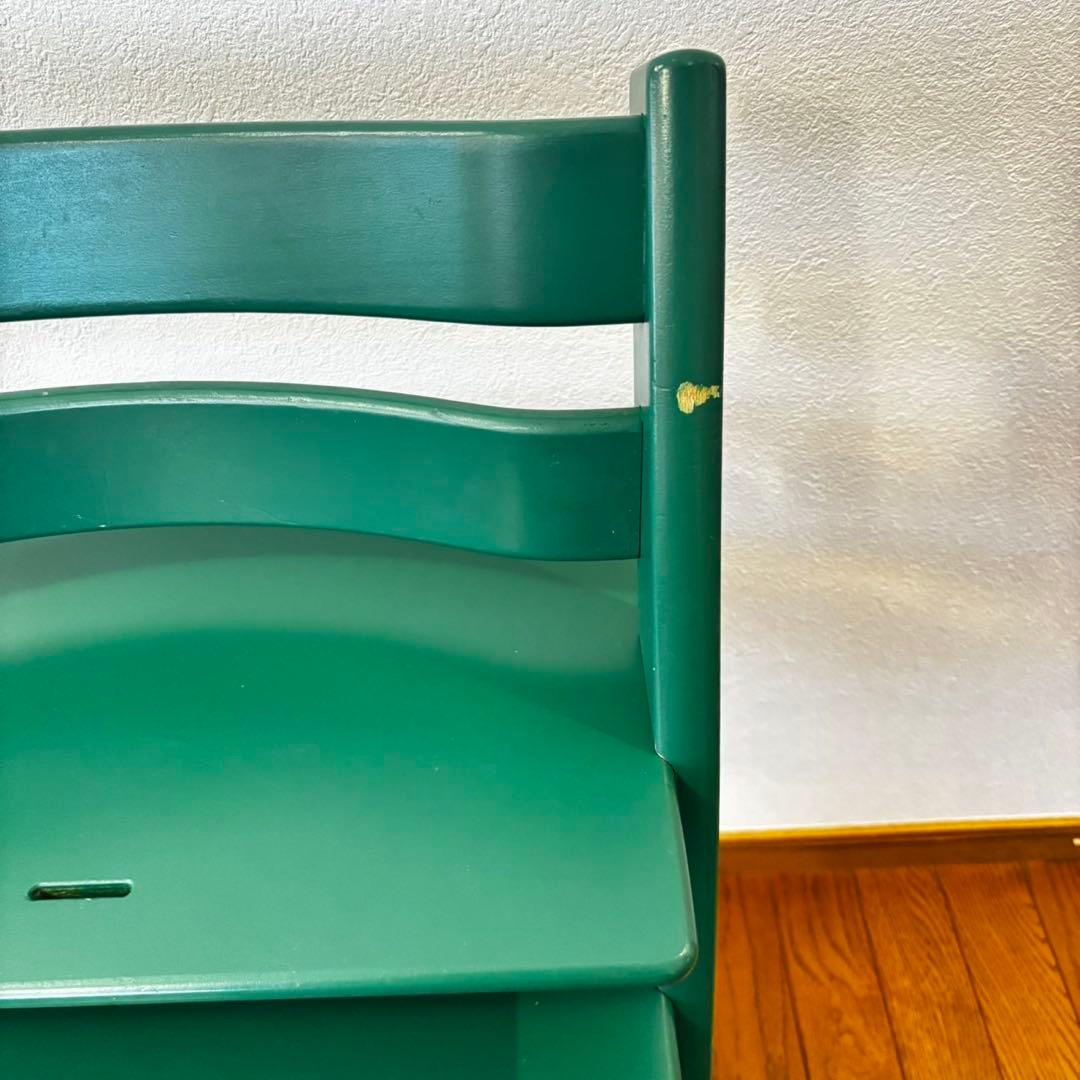 ストッケ　トリップ トラップ　ベビーチェア+ベビーセット　フォレストグリーン