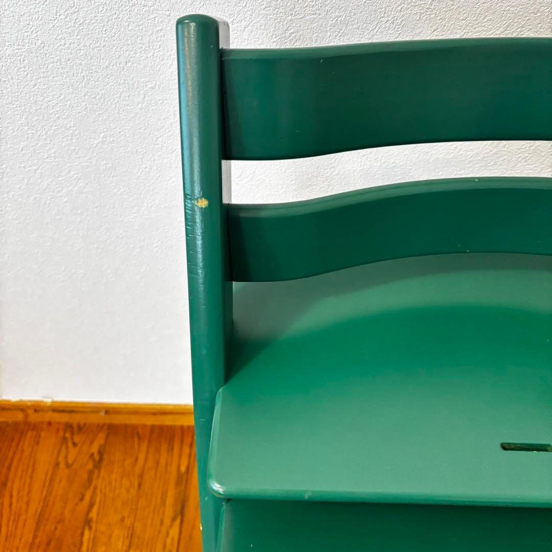 ストッケ　トリップ トラップ　ベビーチェア+ベビーセット　フォレストグリーン