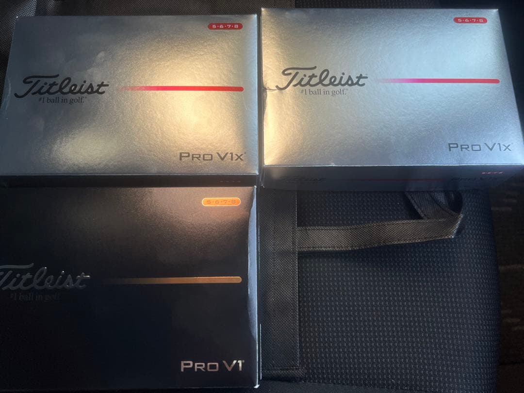 Titleist Pro V1 & Pro V1x ゴルフボールセット　新品