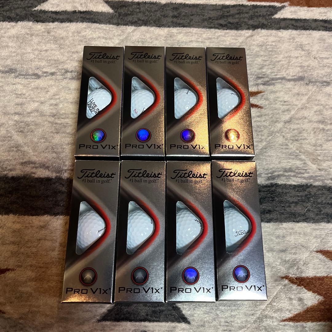 Titleist Pro V1x ゴルフボール 8箱