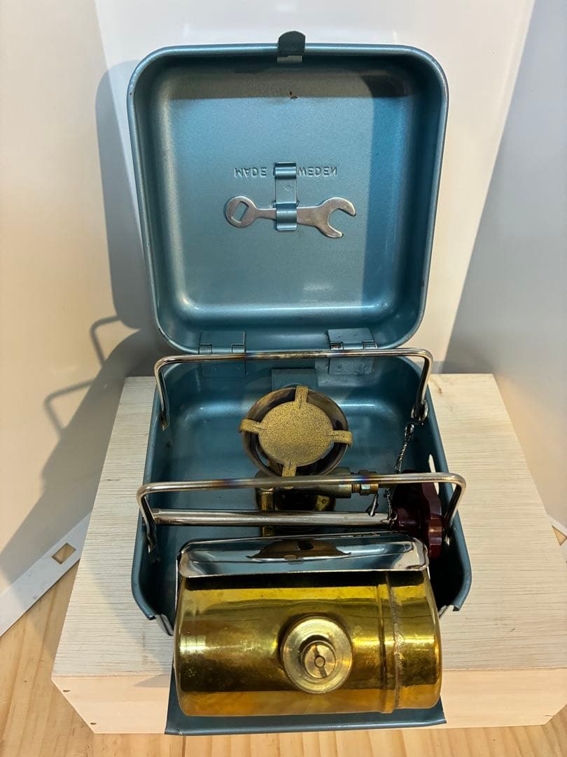 シングルバーナーコンロ 青