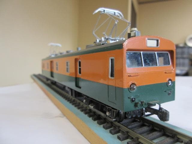 国鉄 クモユニ74　郵便・荷物合造電車 HOゲージ　(金属製 / カツミ製）
