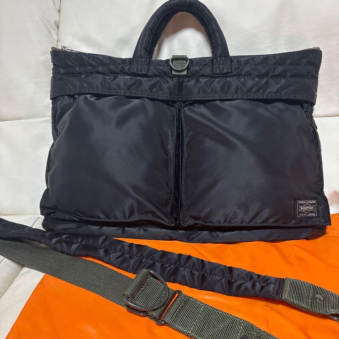 ポータータンカーヘルメットバック 2wayショルダーブラック