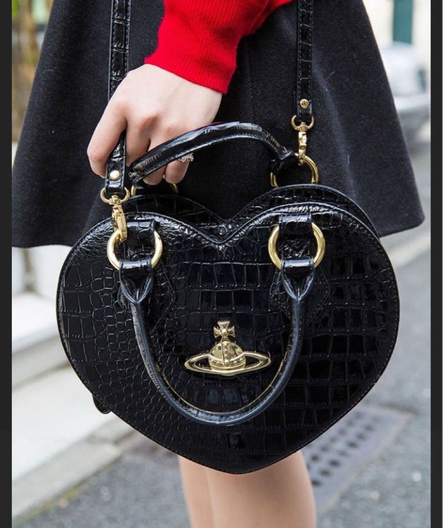Vivienne Westwood ハート型ハンドバッグ　2wayショルダー美品