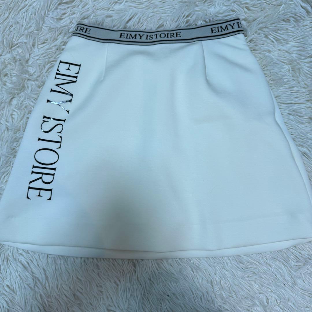 新品未使用　エイミーゴルフ　ロゴカットセットアップ　白