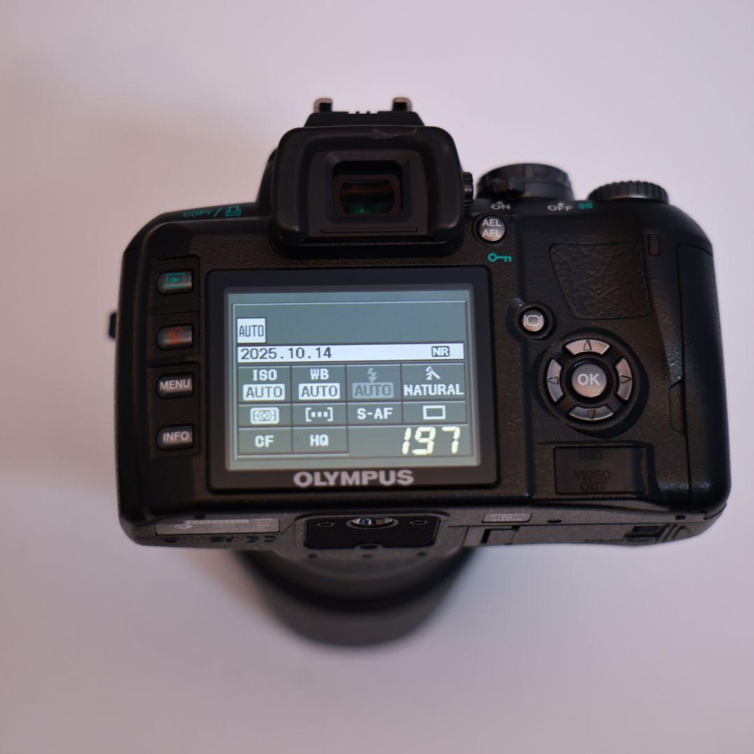 スマホ転送可 OLYMPUS e-410 一眼レフデジタルカメラ 標準望遠レンズ