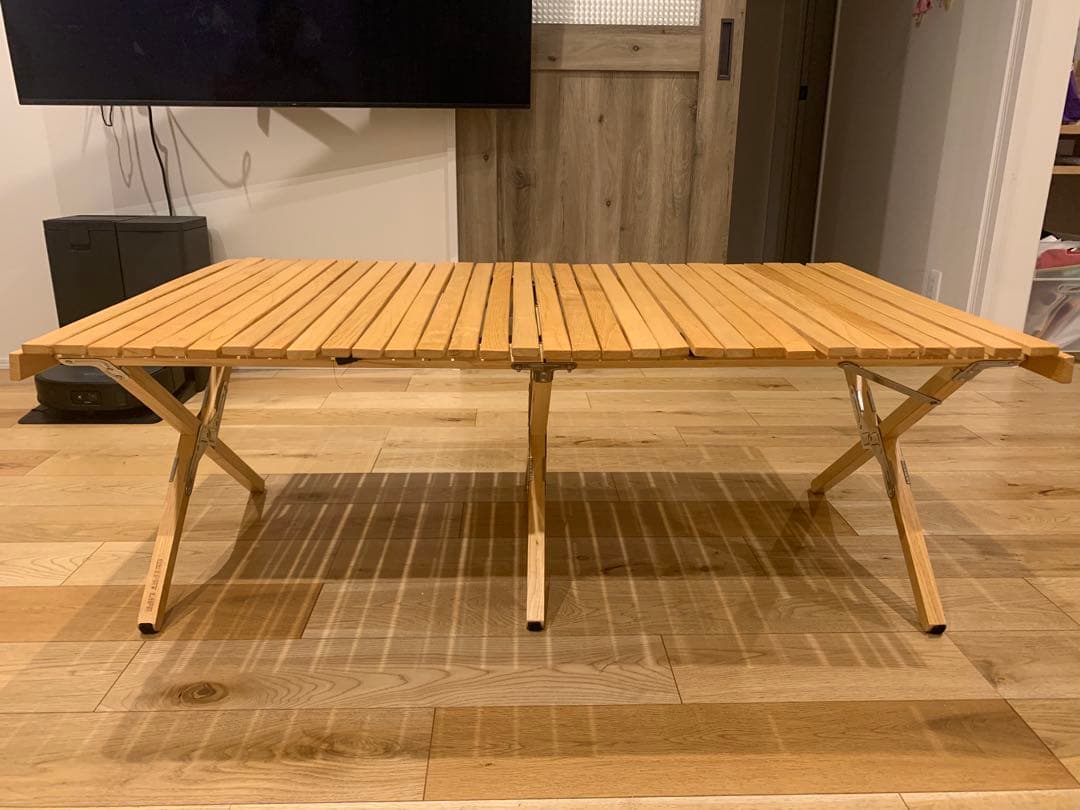 OUTPUT LIFE アウトプットライフ　ウッドロールトップテーブル　Lサイズ