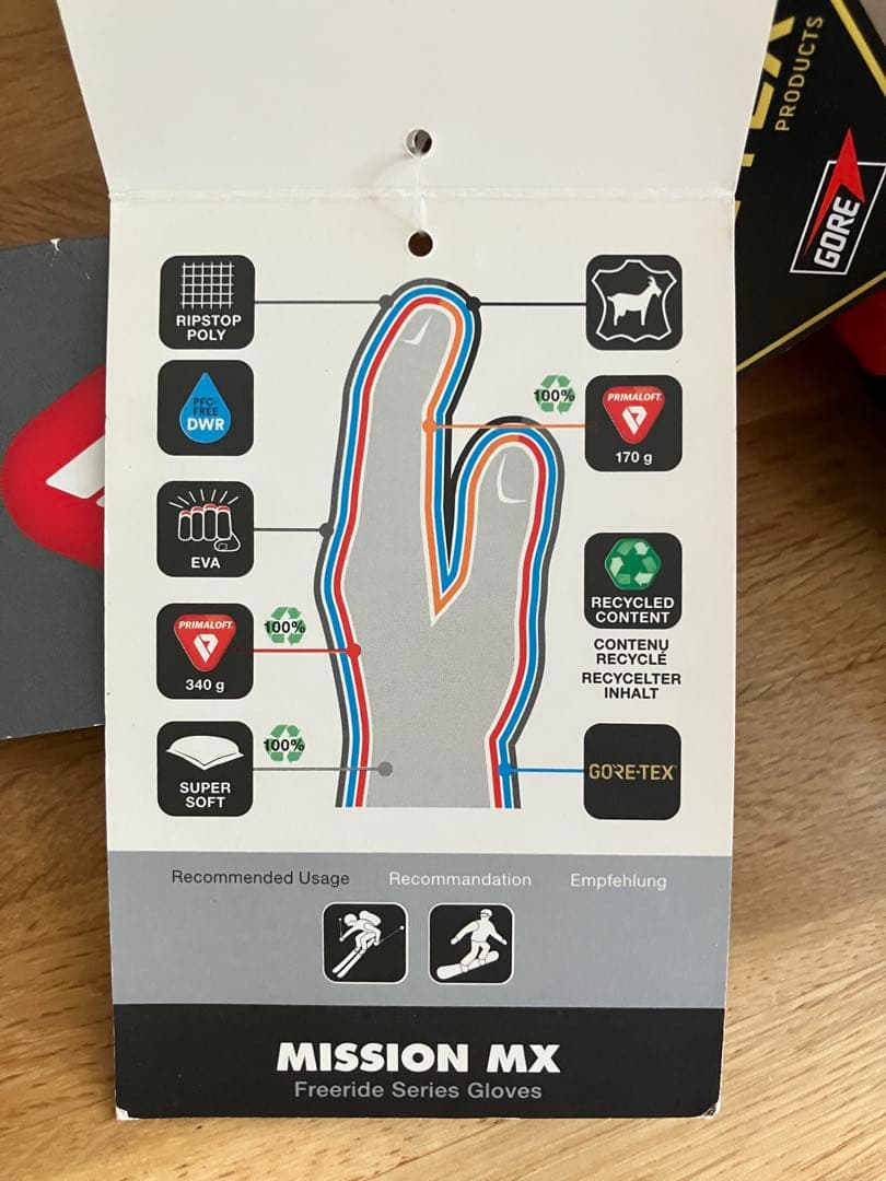 【未使用 】 グローブ ミッションMX Mサイズ