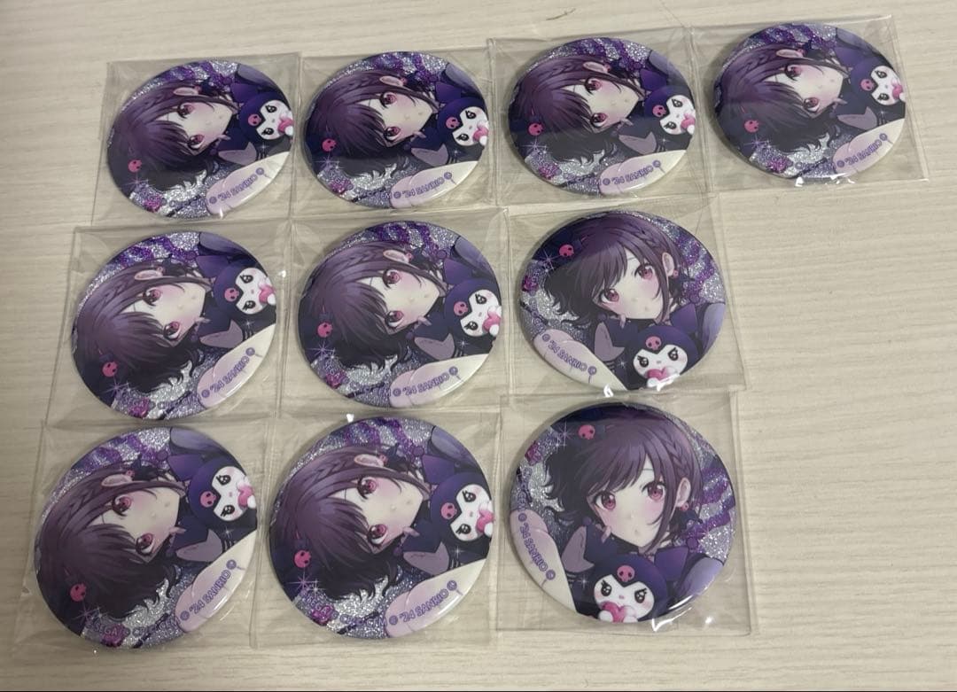 プロセカ 東雲絵名 缶バッジ サンリオ 10点