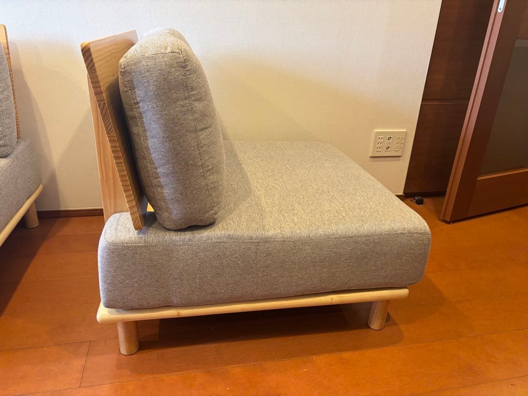 ファブリックソファ　1人掛け