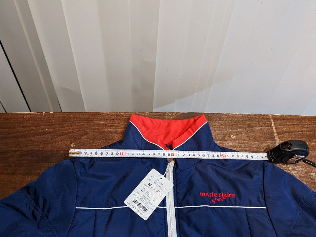 新品　マリクレール　スポーツ　ナイロン　中綿　ジップ　ジャケット　ゴルフ　ウェア