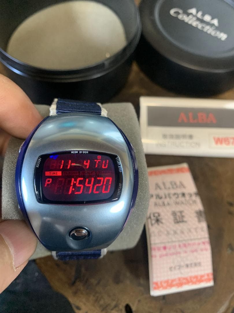 97年未使用 セイコー アルバ スプーン W671 KENWOOD 動作確認済