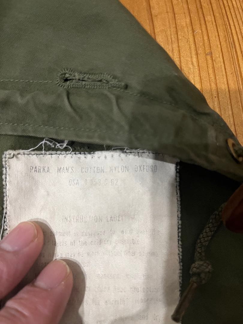 米軍 実物M51 M-51 フィッシュテールパーカー モッズコートS