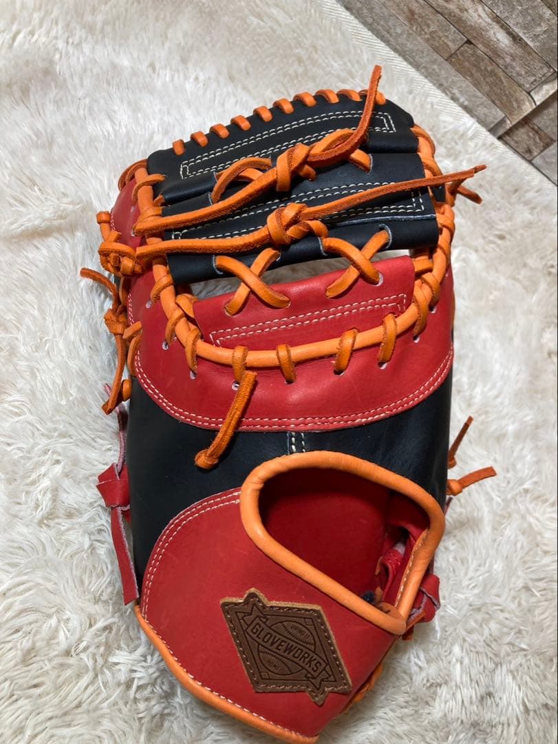 美品　GLOVE WORKS キャッチャーミット 野球　左利き