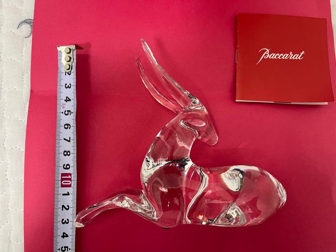 【即決価格】BACCARAT バカラ 鹿の置物 インテリア