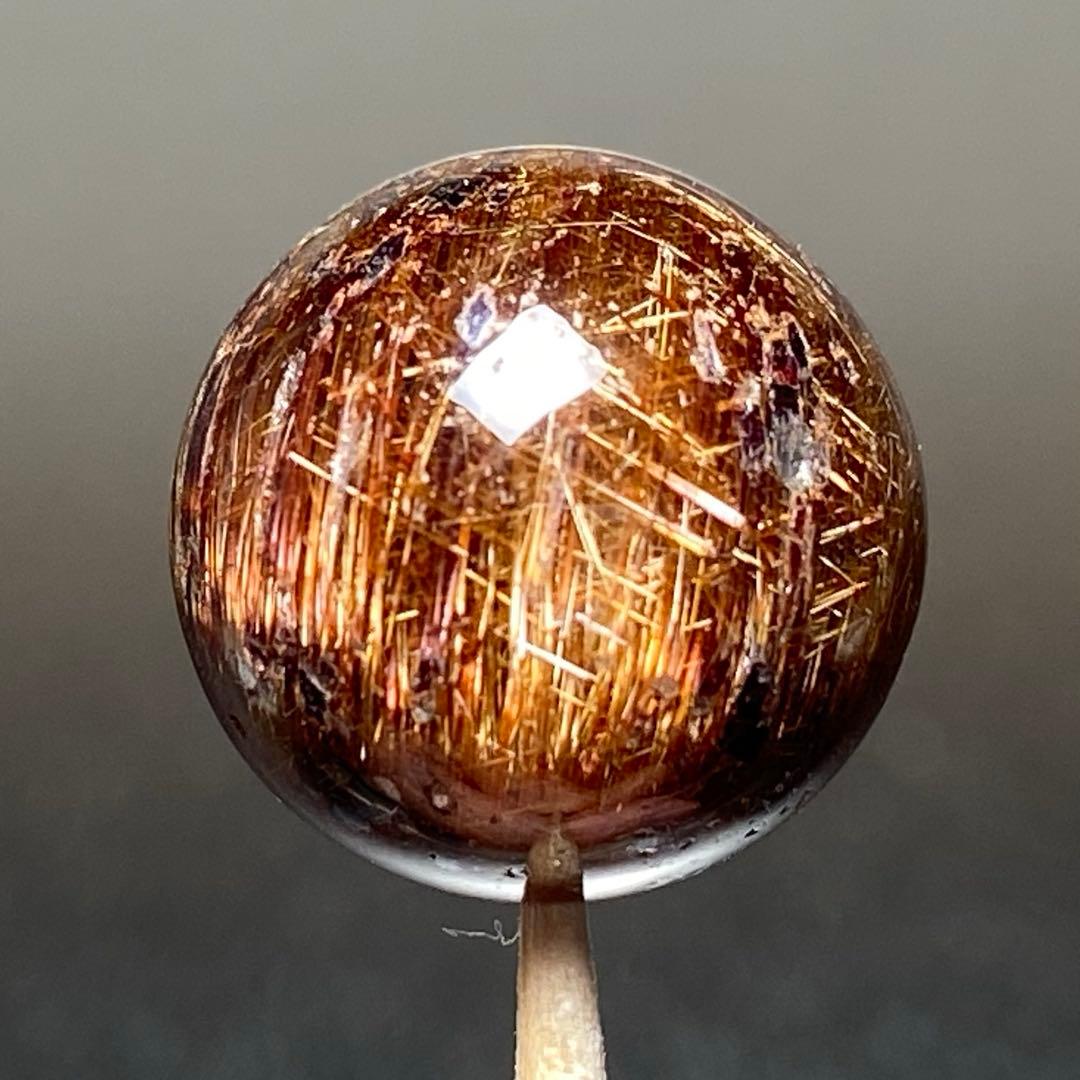 みっちり濃密　キャッツアイブラウンルチルクォーツ　K192