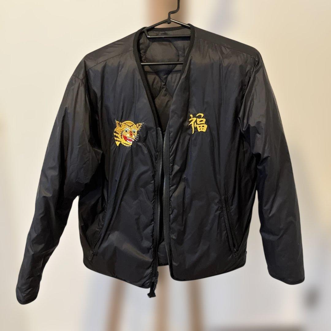 TAION◆beams lights別注ベドジャン ダウンジャケット/S/BLK