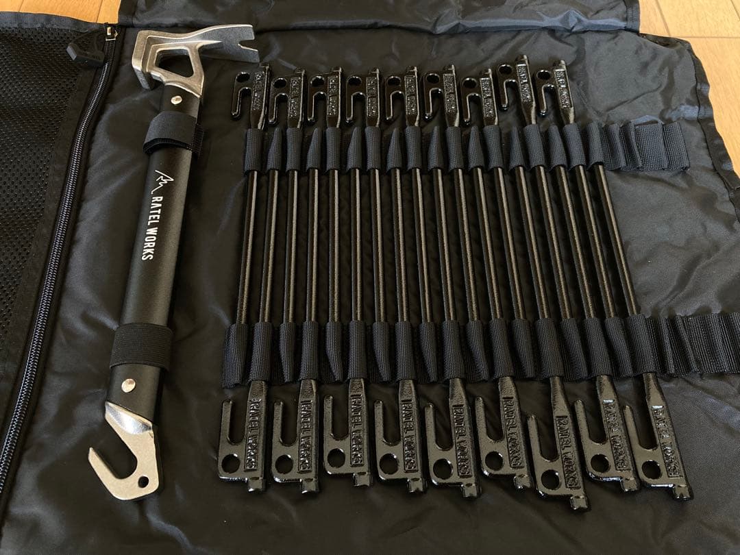 【未使用】RATEL WORKS ペグとハンマーセット