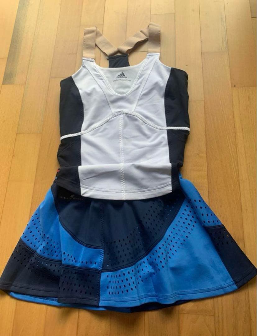 アディダス・ステラ・ネイビー×ブルースコート・XS