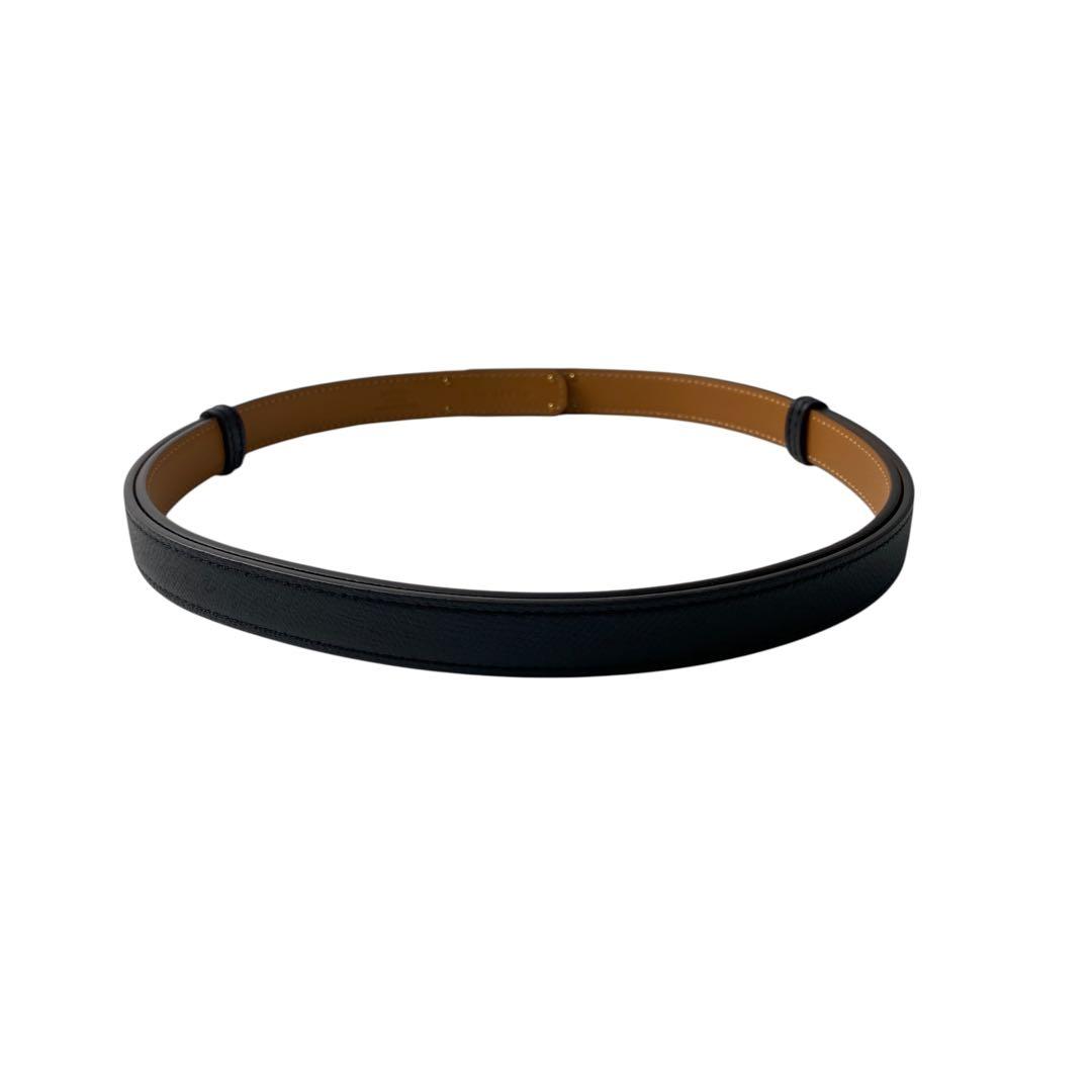 美品 エルメス HERMES ケリーベルト W刻印 ピンクゴールド PG