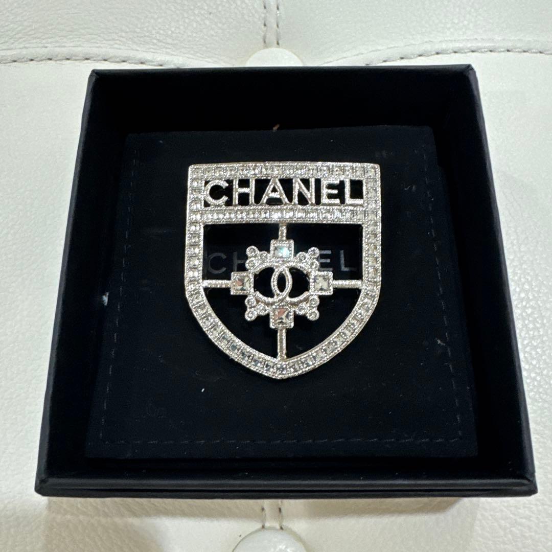 【ニちゃん専用】CHANEL シャネル ブローチ シルバー コスチューム