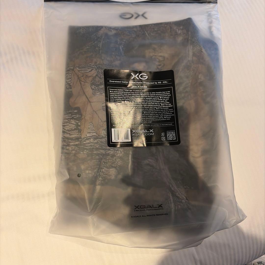 XG 迷彩柄オーバーサイズスウェットパンツ