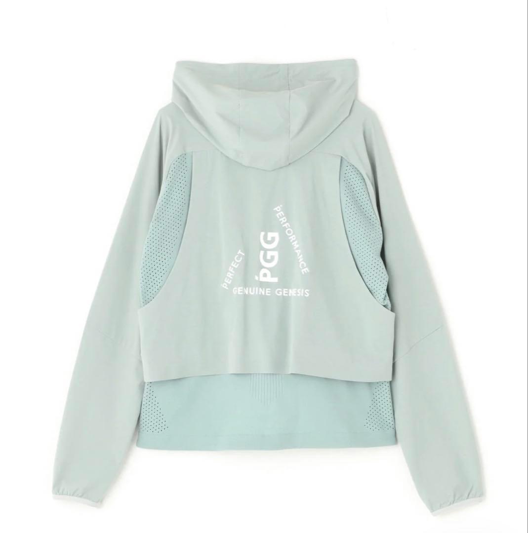 PGG◾️セットアップ◾️フルジップパーカー　スカート　アクアグリーン