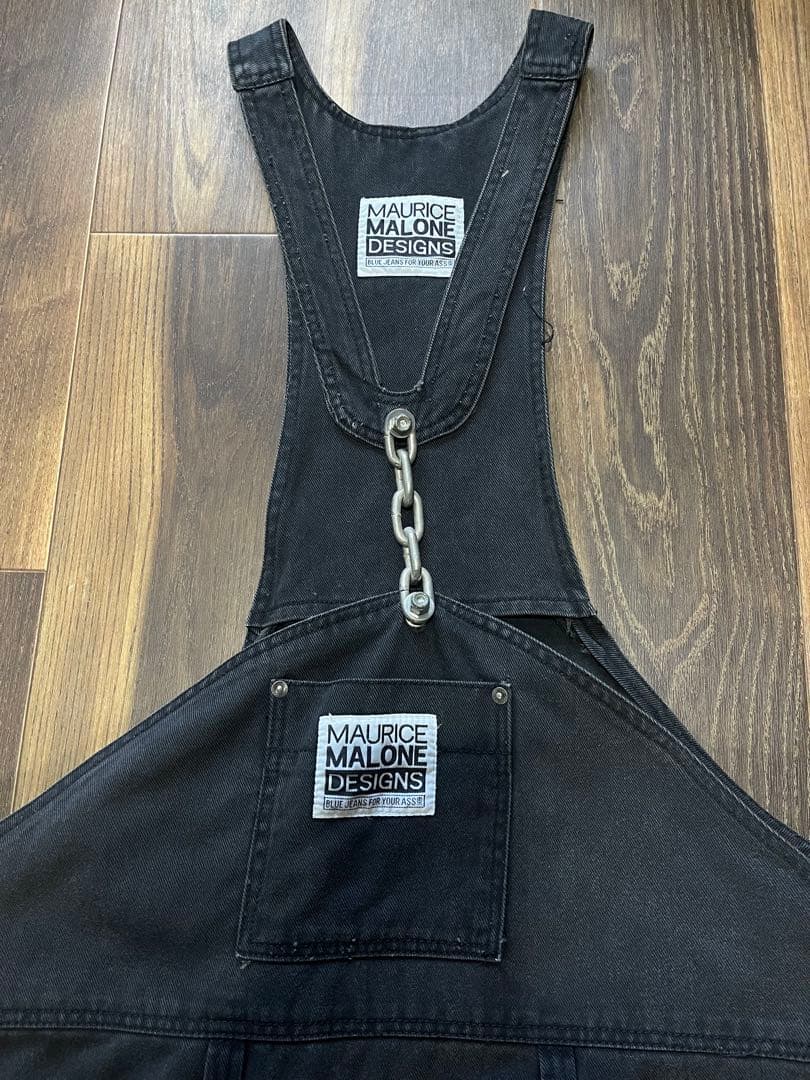 Maurice Malone オーバーオール　モーリス・マローン　黒　Ｌ