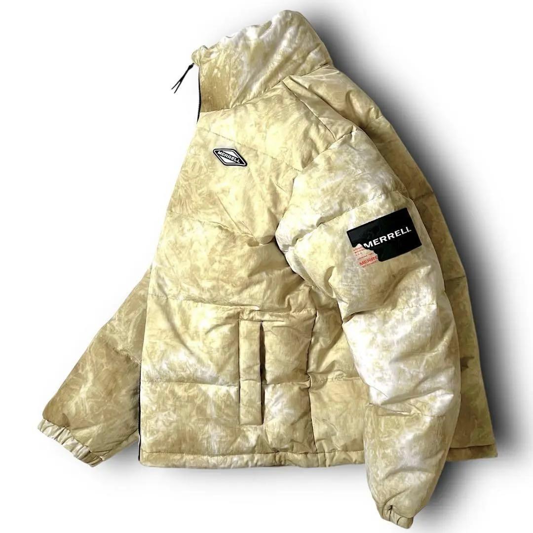 【定価6.3万】メレル グース ダウンジャケット ボックスロゴ 軽量 L