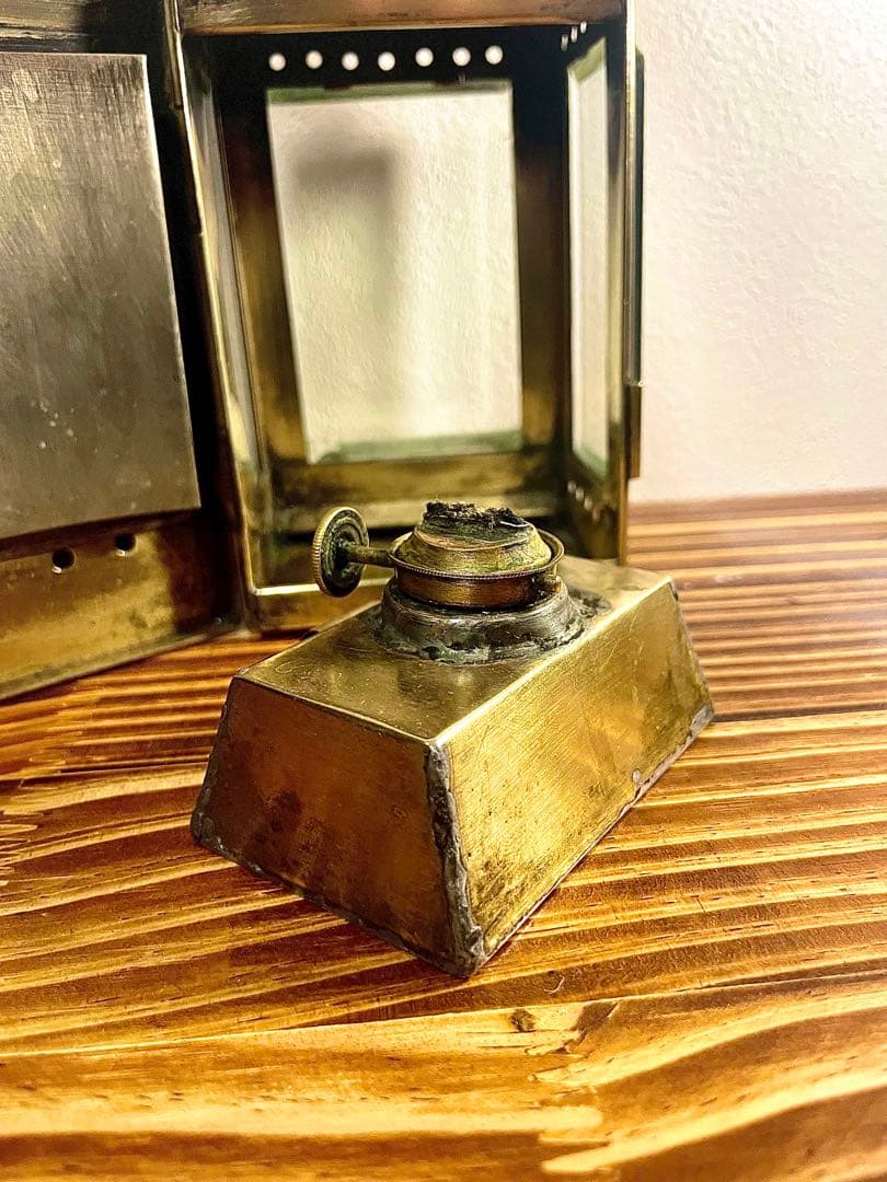 【極希少】C. Beuttenmüller&Coビンテージランタン3面プリズム