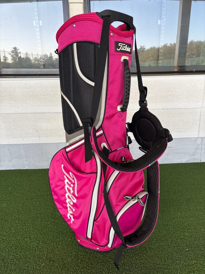 Titleist スタンドキャディバック　ピンク　中古美品