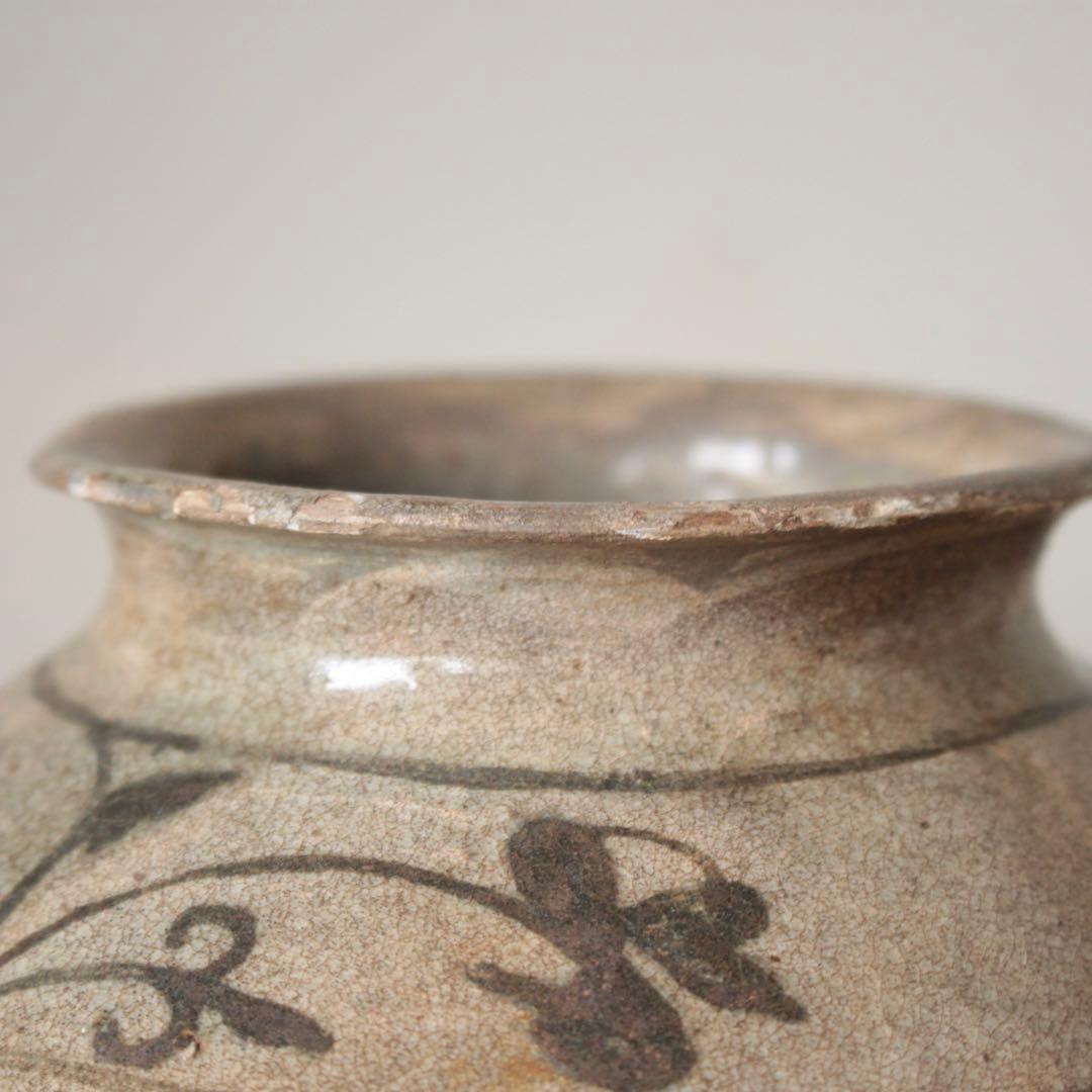 鉄絵 刷毛目 祭器形 片口 水注 古美術 朝鮮美術 古道具 アンティーク