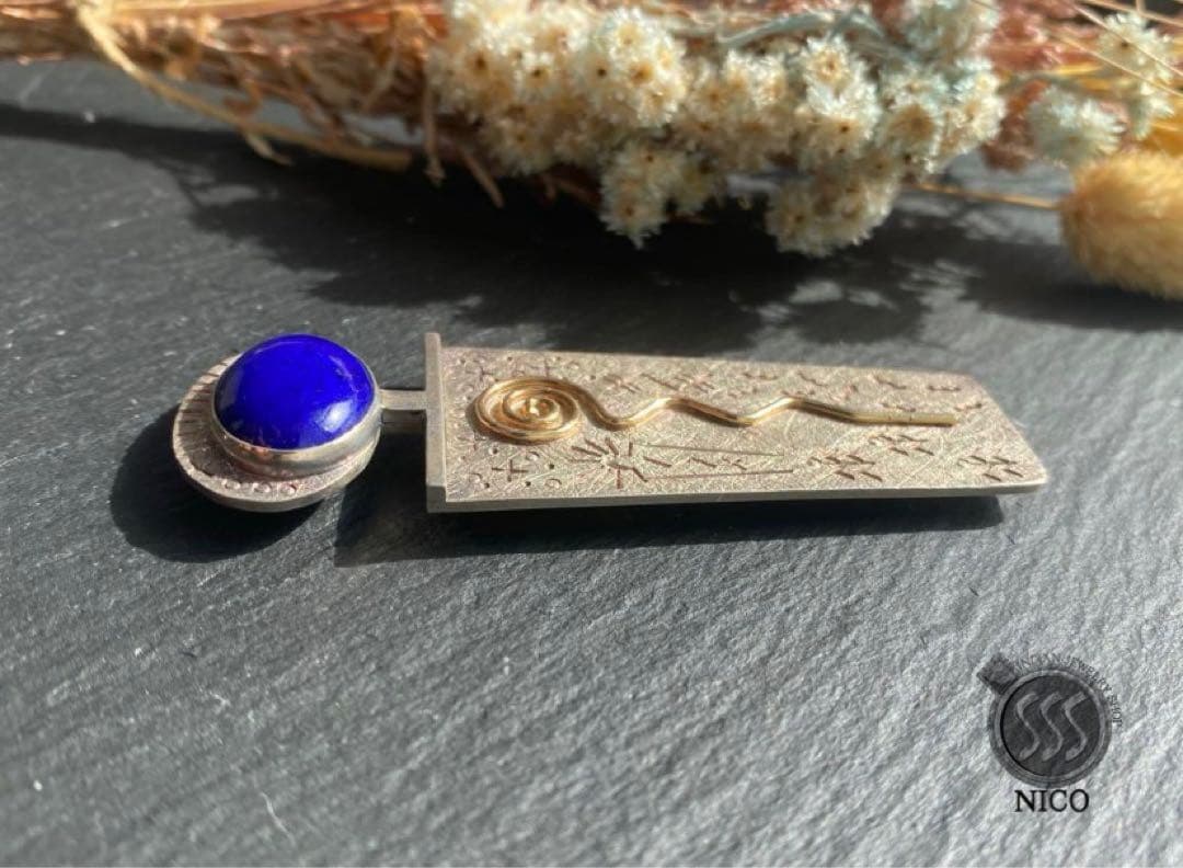 Myron panteah インディアンジュエリー ズニ族　ナバホ族