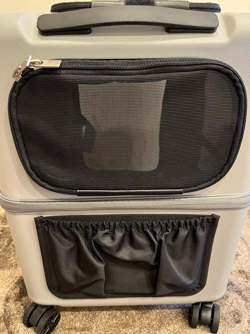 【一度のみ使用】PETiCO ぺットキャリー Lサイズ　サンドグレー