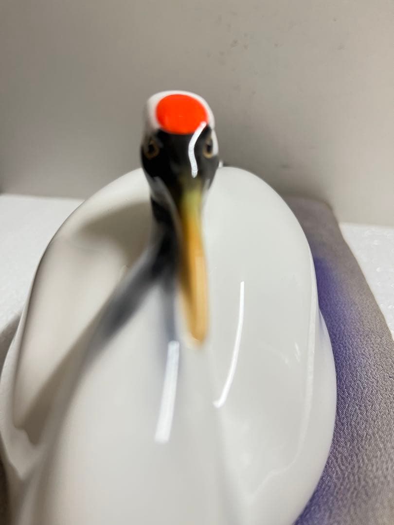 ノリタケ鶴置物です木箱入り 値下げしました。