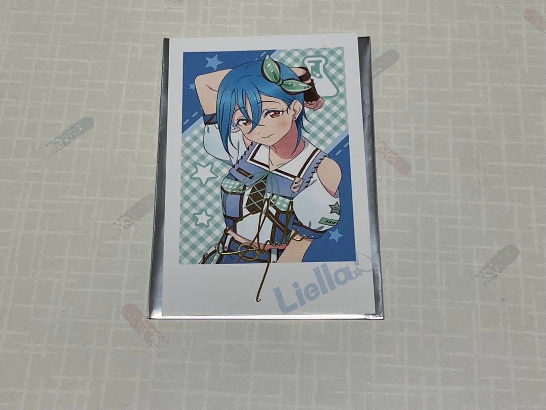 ラブライブ　Liella 7th 若菜四季　トレーディングフォト風カード　箔加工