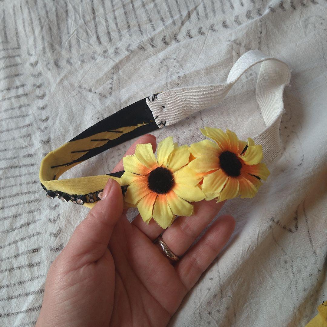 ベリーダンス衣装　エジプト製中古　 セットアップ　個性的な色柄ですが着やすい★