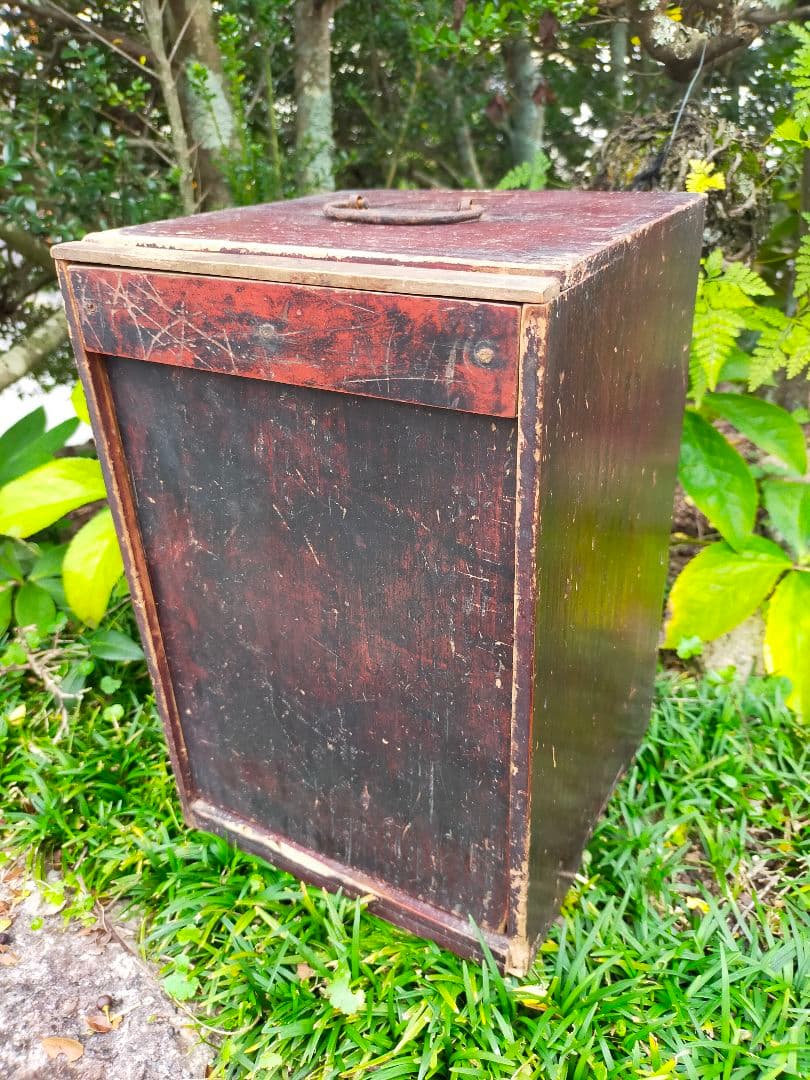 ♥信楽　檜垣文　花瓶　時代箱付き　壺　壷　骨董品